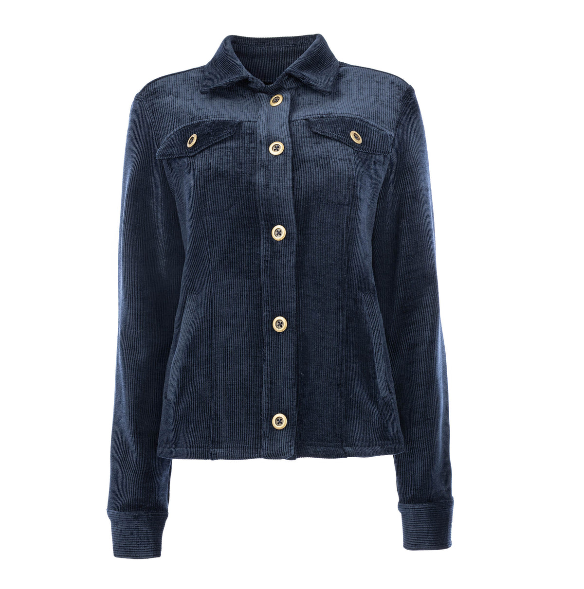 Galium-W LS-RMJ Rib Corduroy | Naval Blue