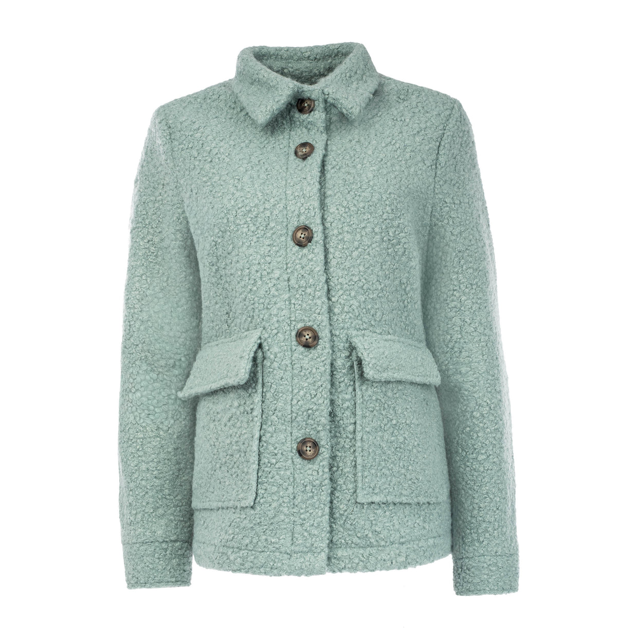 Jas Halifax LS-RMJ Teddy Curl | Aquifer Blue