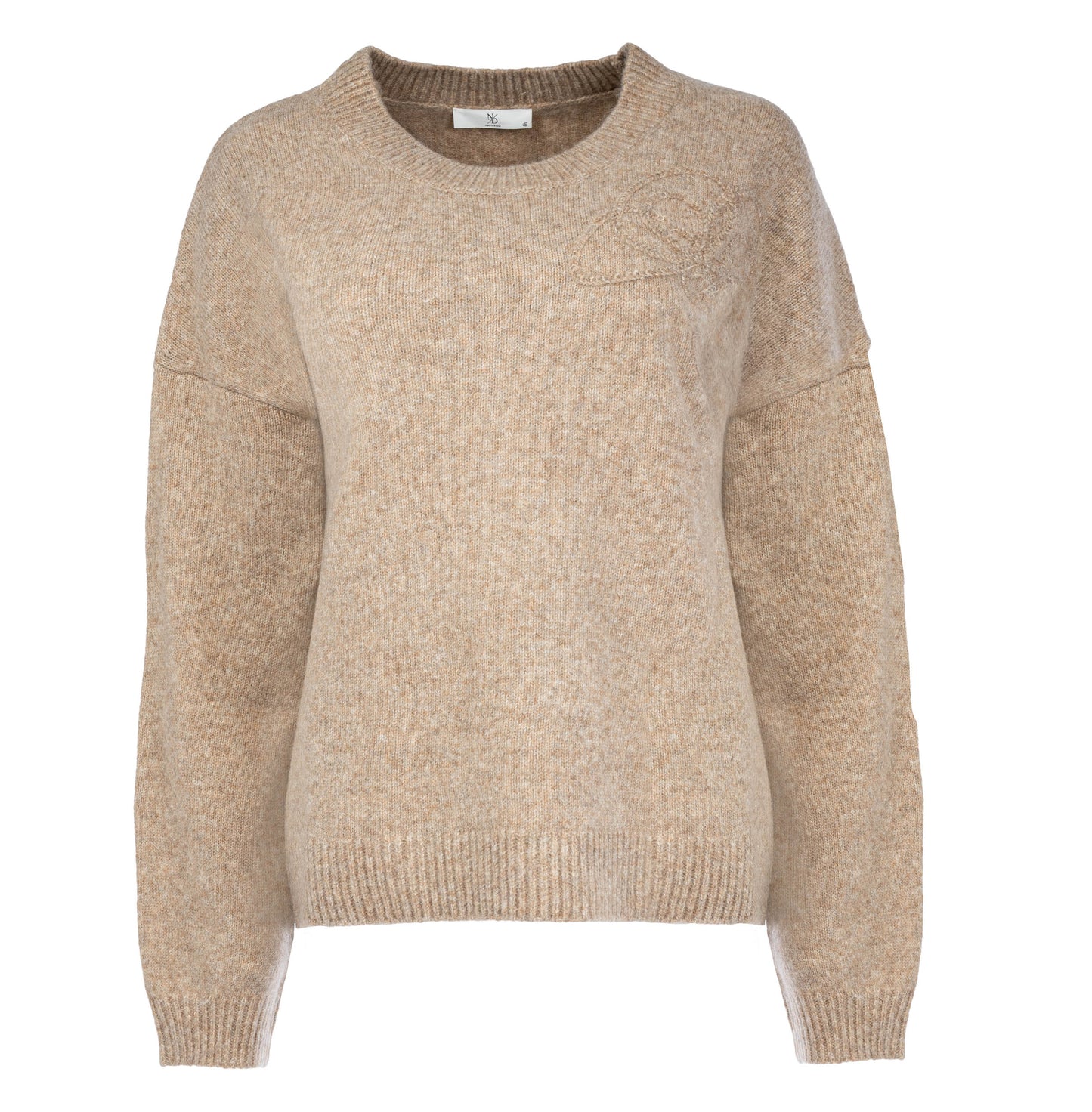 Trui Montana LS-RMJ Textured Knit | Tan