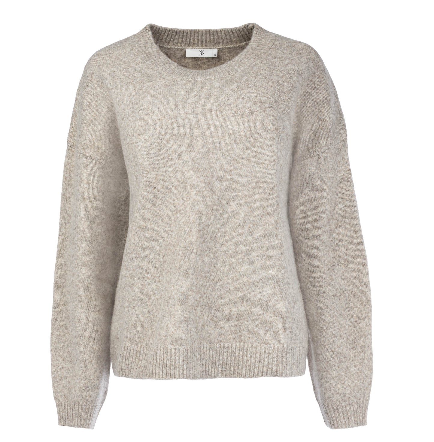 Trui Montana LS-RMJ Textured Knit | Buttercream