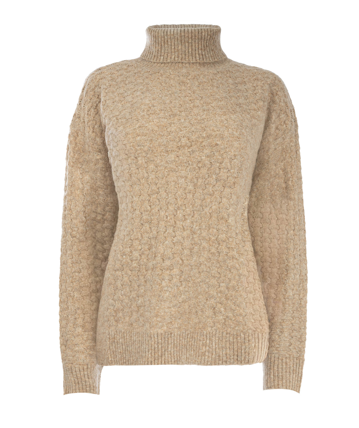 Delani LS-RMJ Textured Knit | Tan