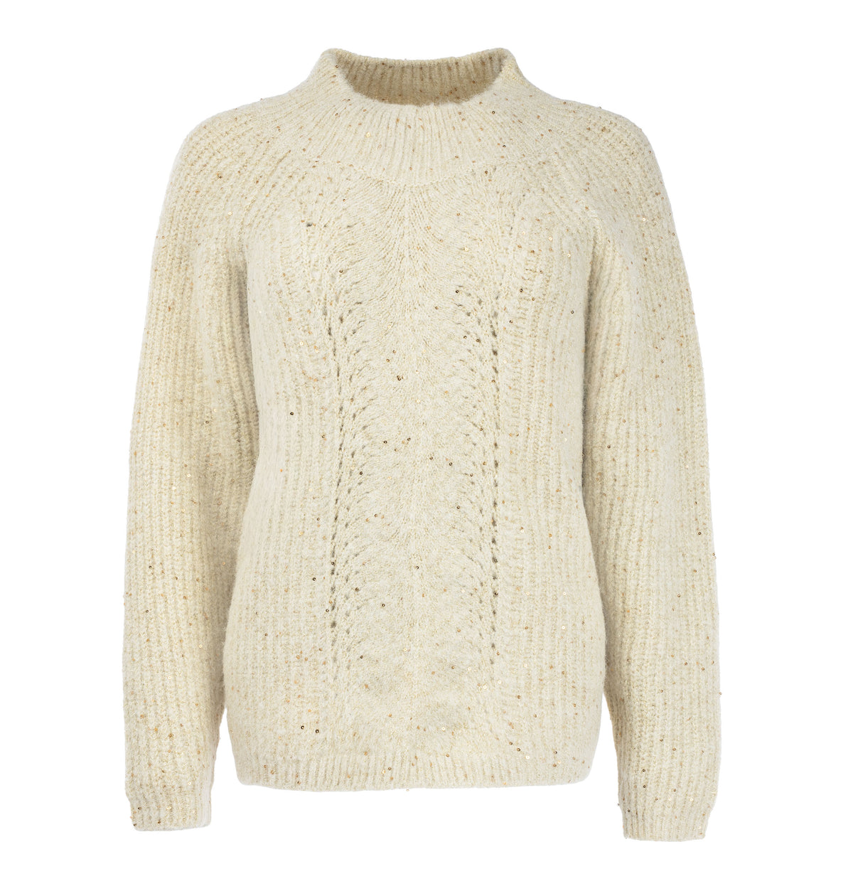 Trui Lucian LS-RMJ Textured Knit | Buttercream