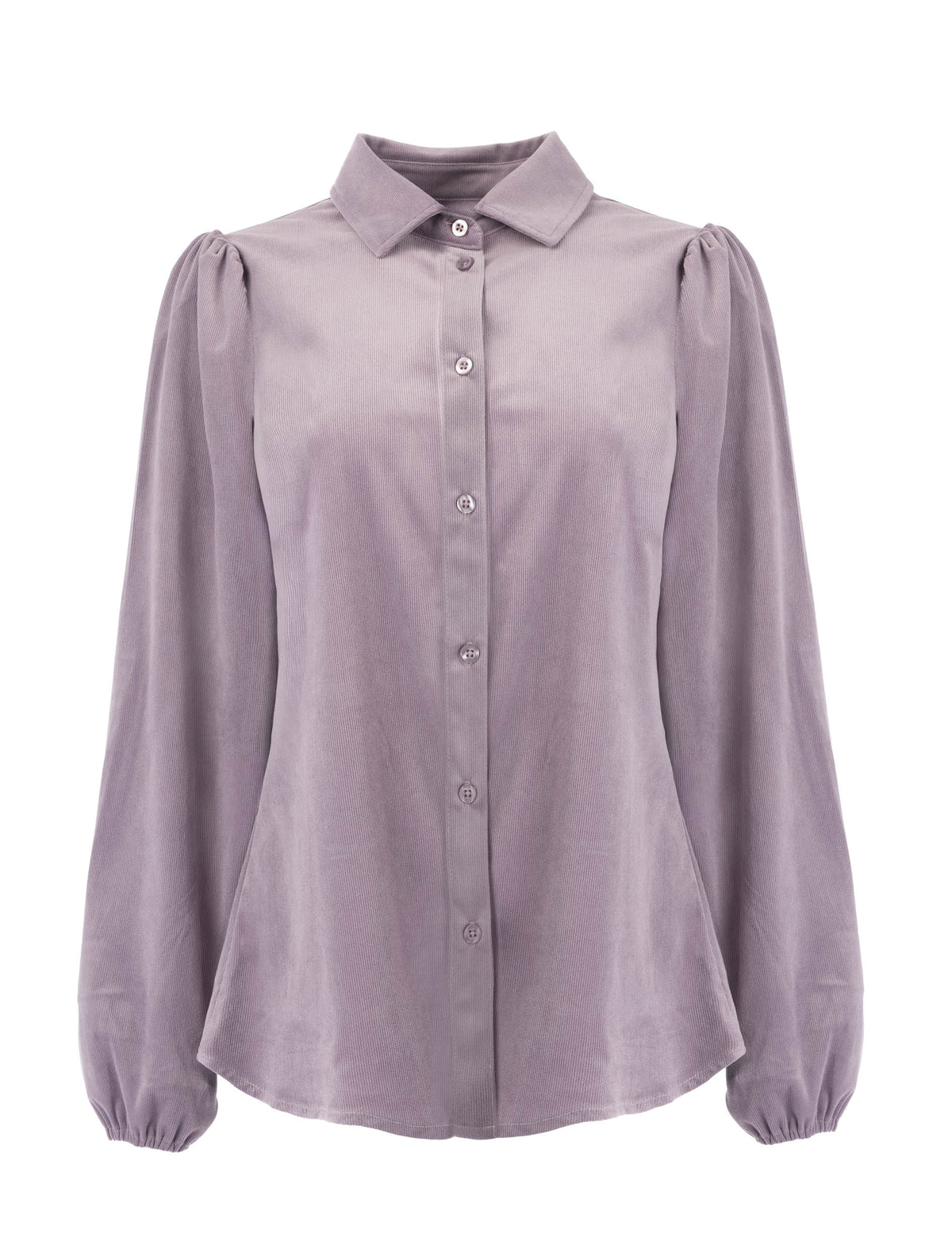 Blouse Mayliera LS-RMJ Velvet Rib | Loom Lilac