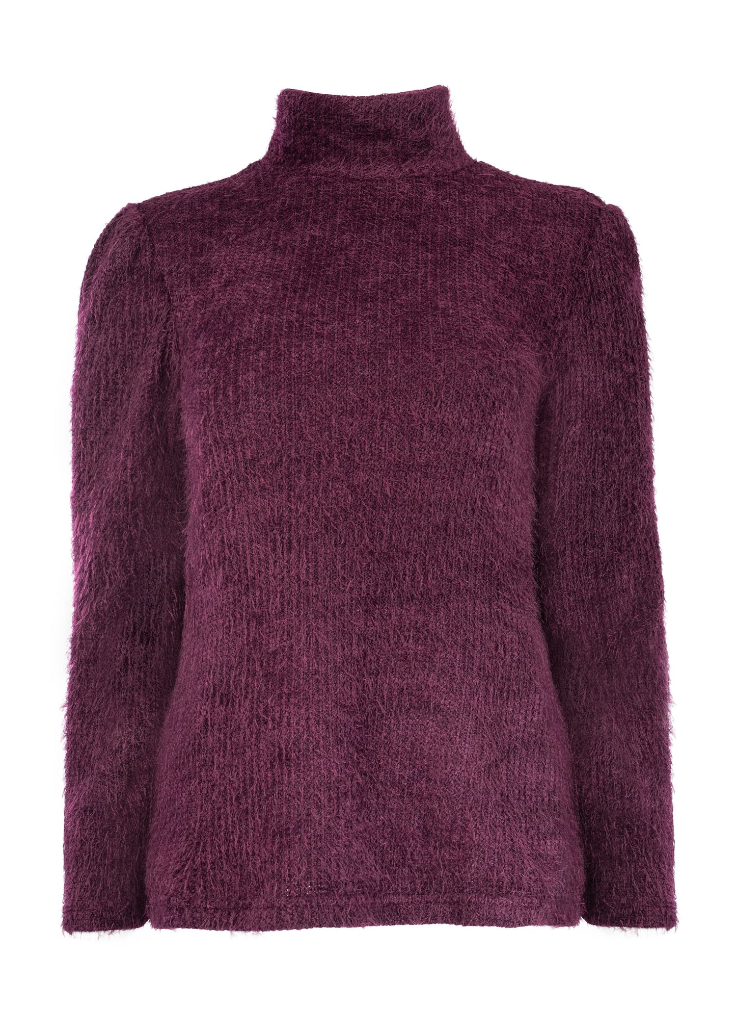 Koltrui Laval LS-RMJ Brushed Hairy Knit | Grape Wine