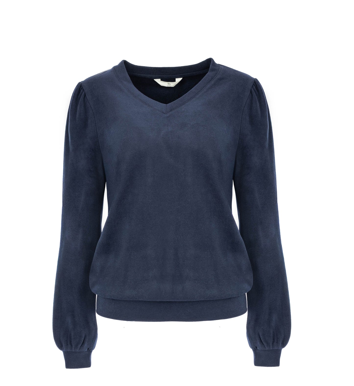 Top Veraya LS-RMJ Soft Stretch Knit | Baritone Blue