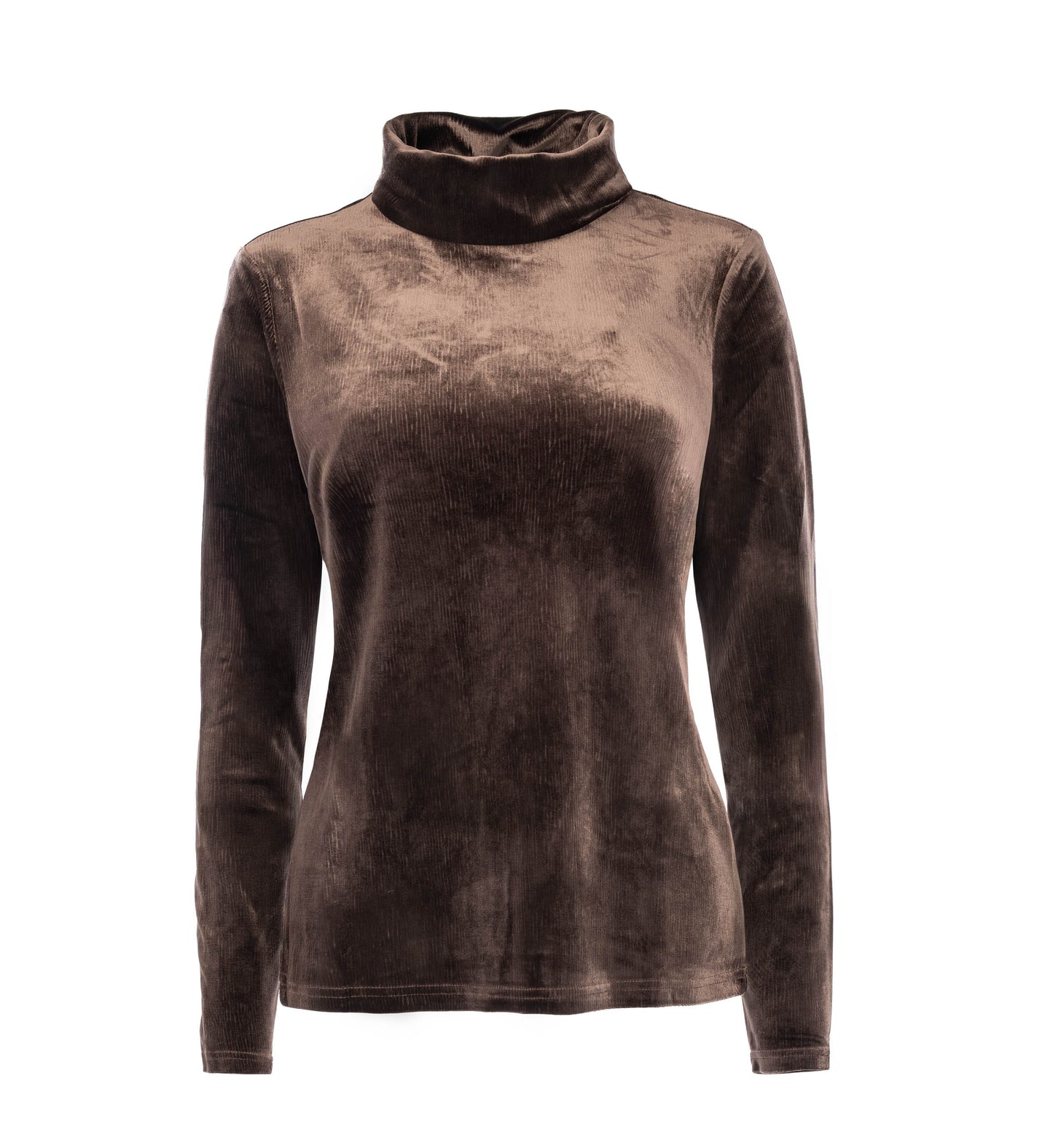 Top Alpes LS-RMJ Structure Velvet | Ganache Brown