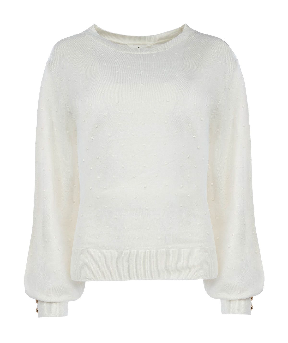 Trui Berle LS-RMB Brei | Ecru
