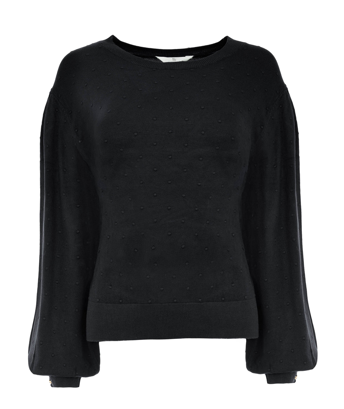 Trui Berle LS-RMB Brei | Black