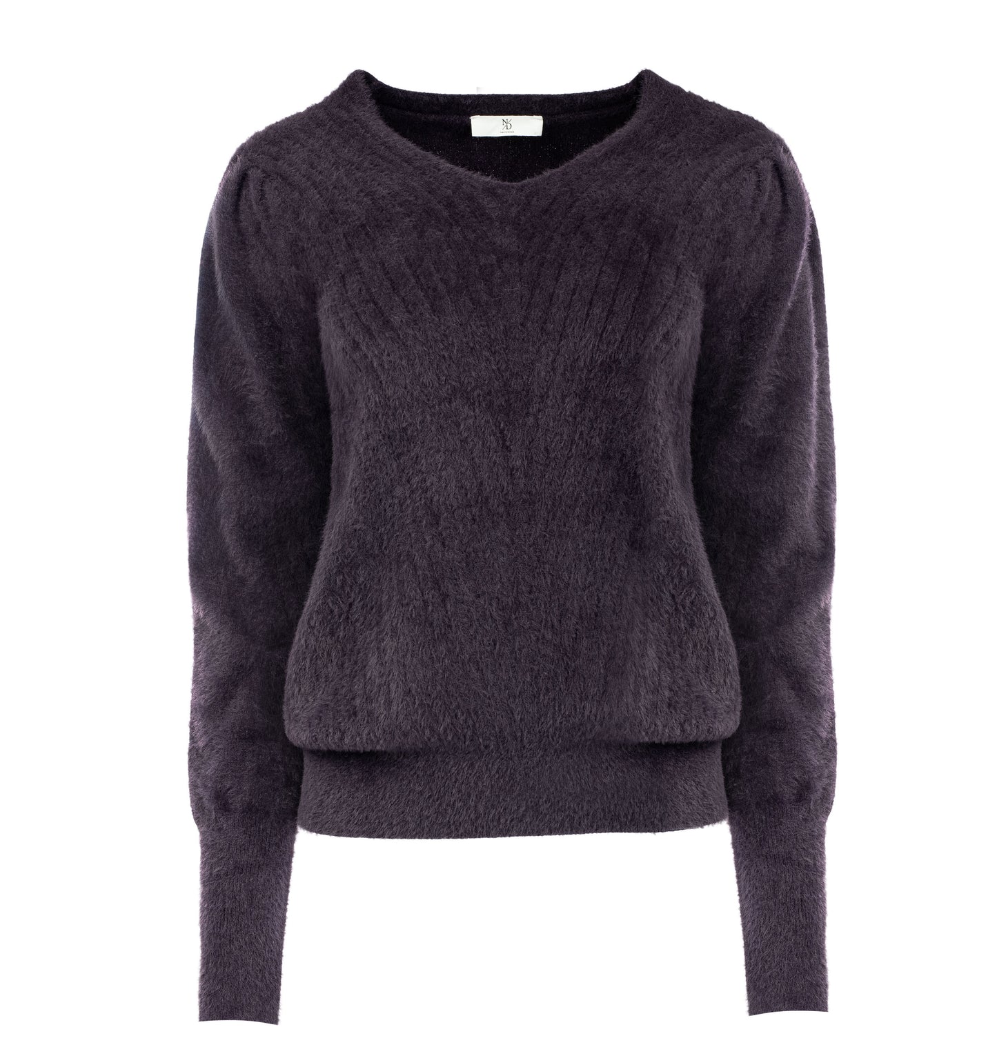 Belins LS-RMJ Furry Knit | Baritone Blue