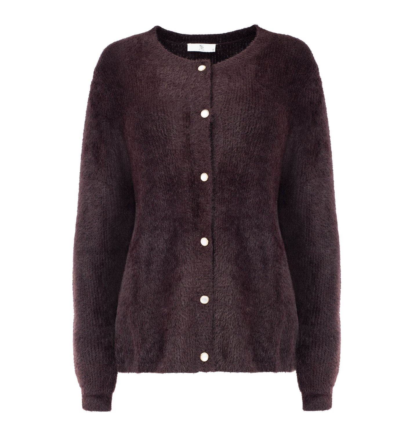 Delta LS-RMJ Furry Knit | Chocolate Plum