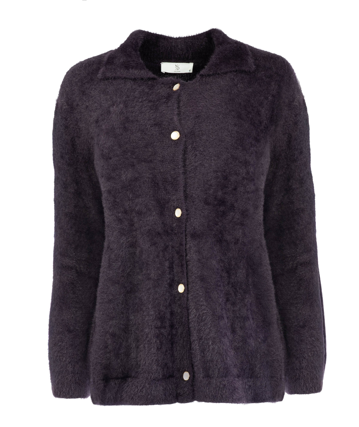 Vest Halton 7/8 SS-RMJ Furry Knit | Baritone Blue