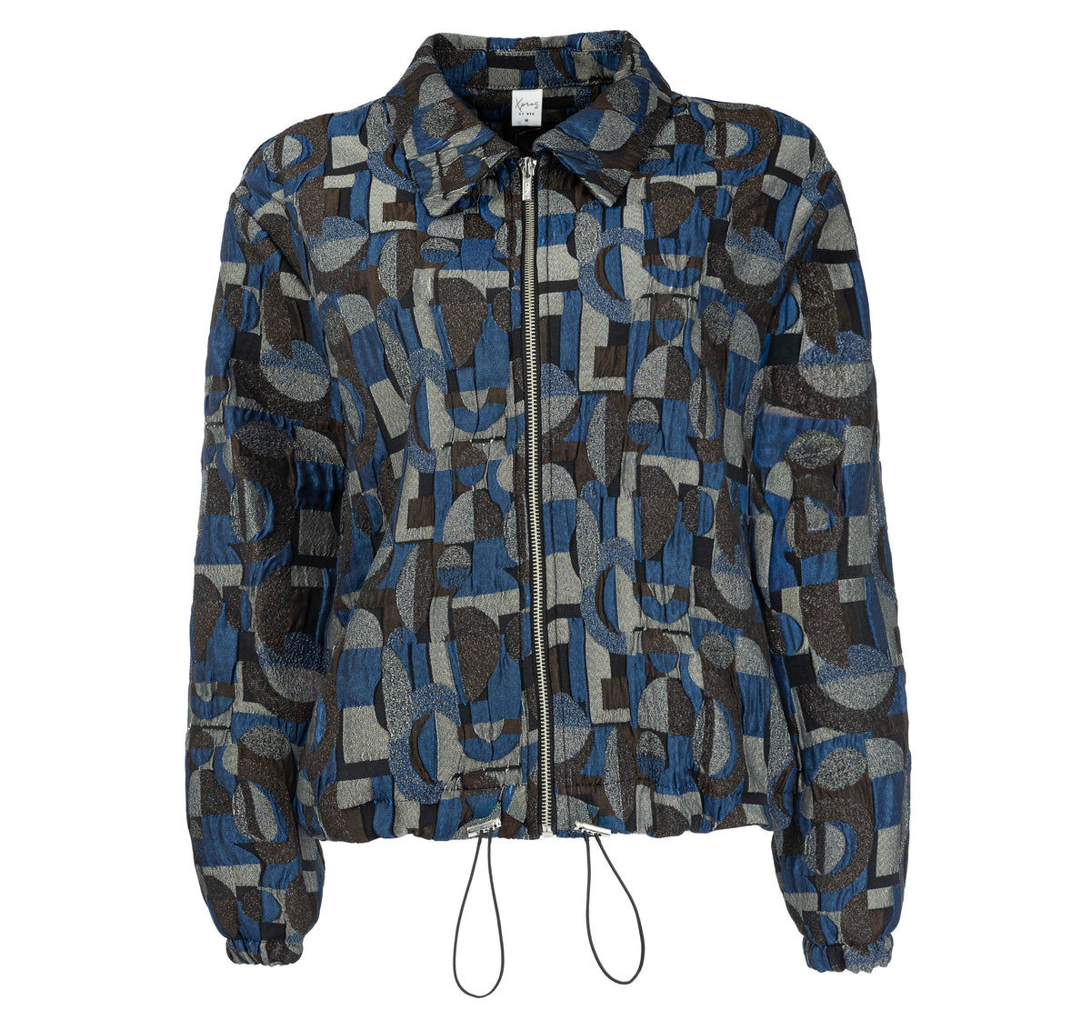 Jasje Dirkje LS Blue Cirkel Jacquard | Blue