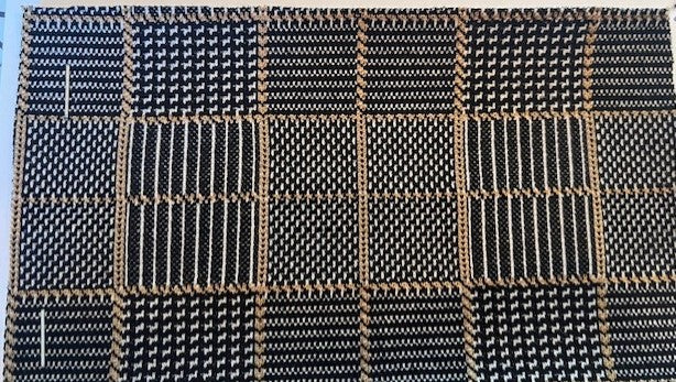 Jasje FleurK CheckVar | Black - Brown