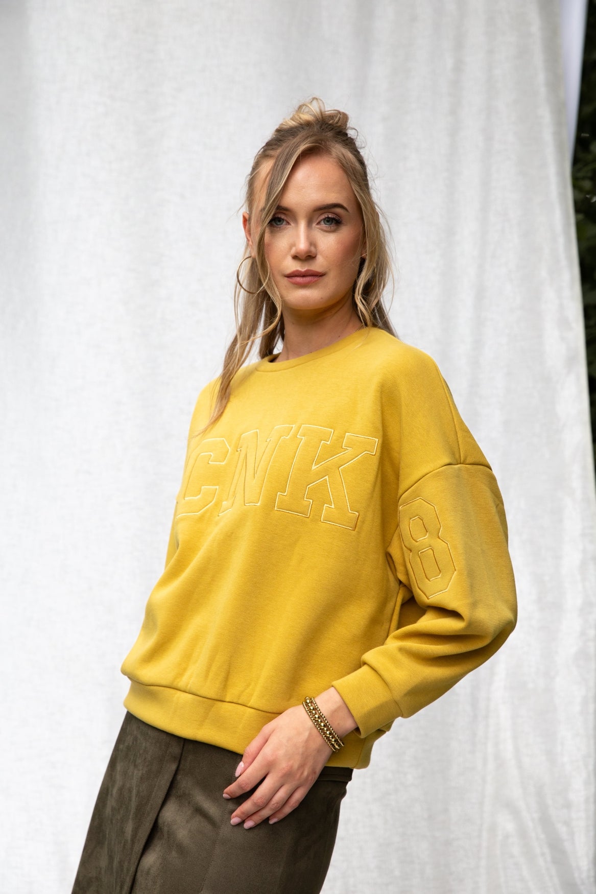 Stien Brushed Fleece | Lime