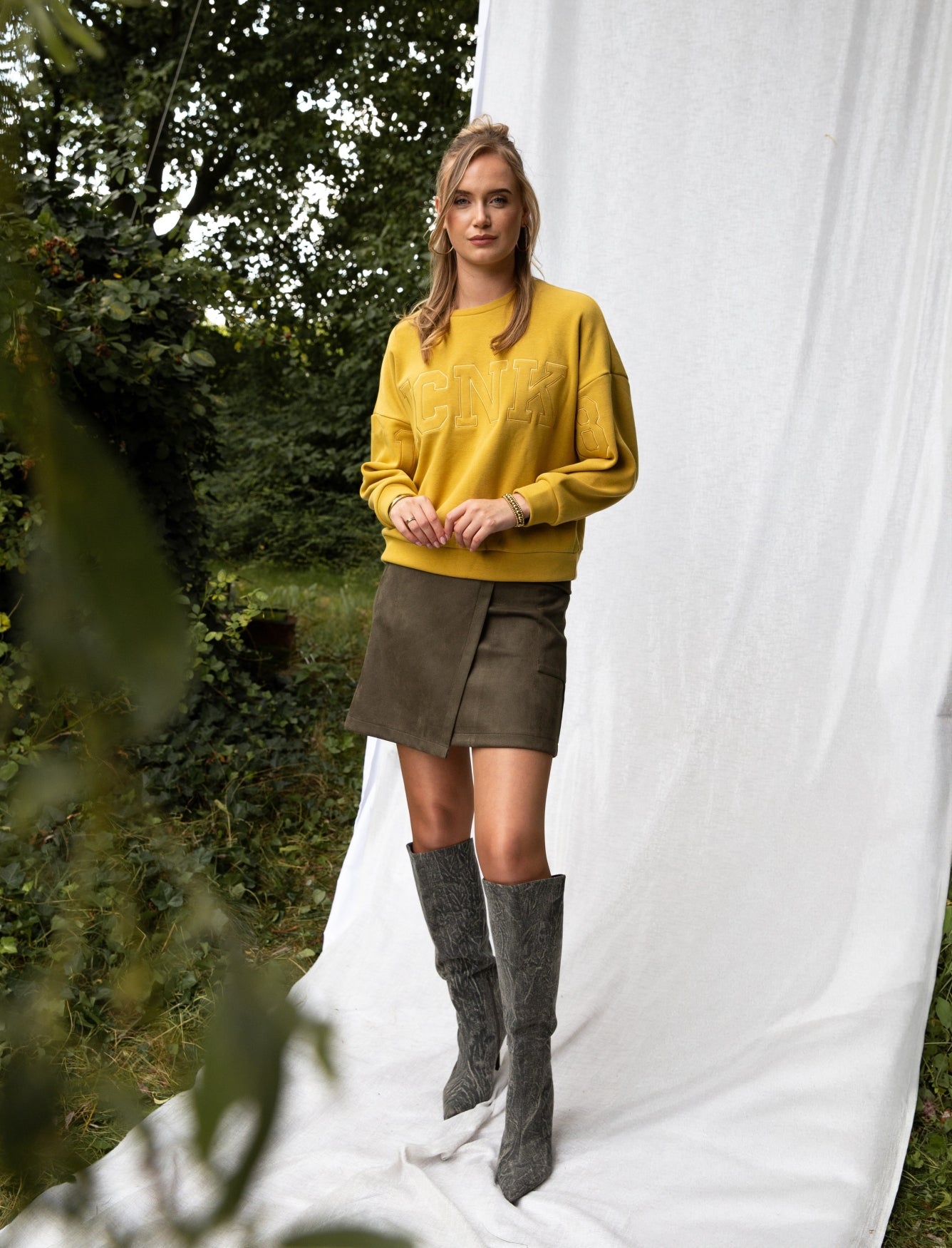Stien Brushed Fleece | Lime