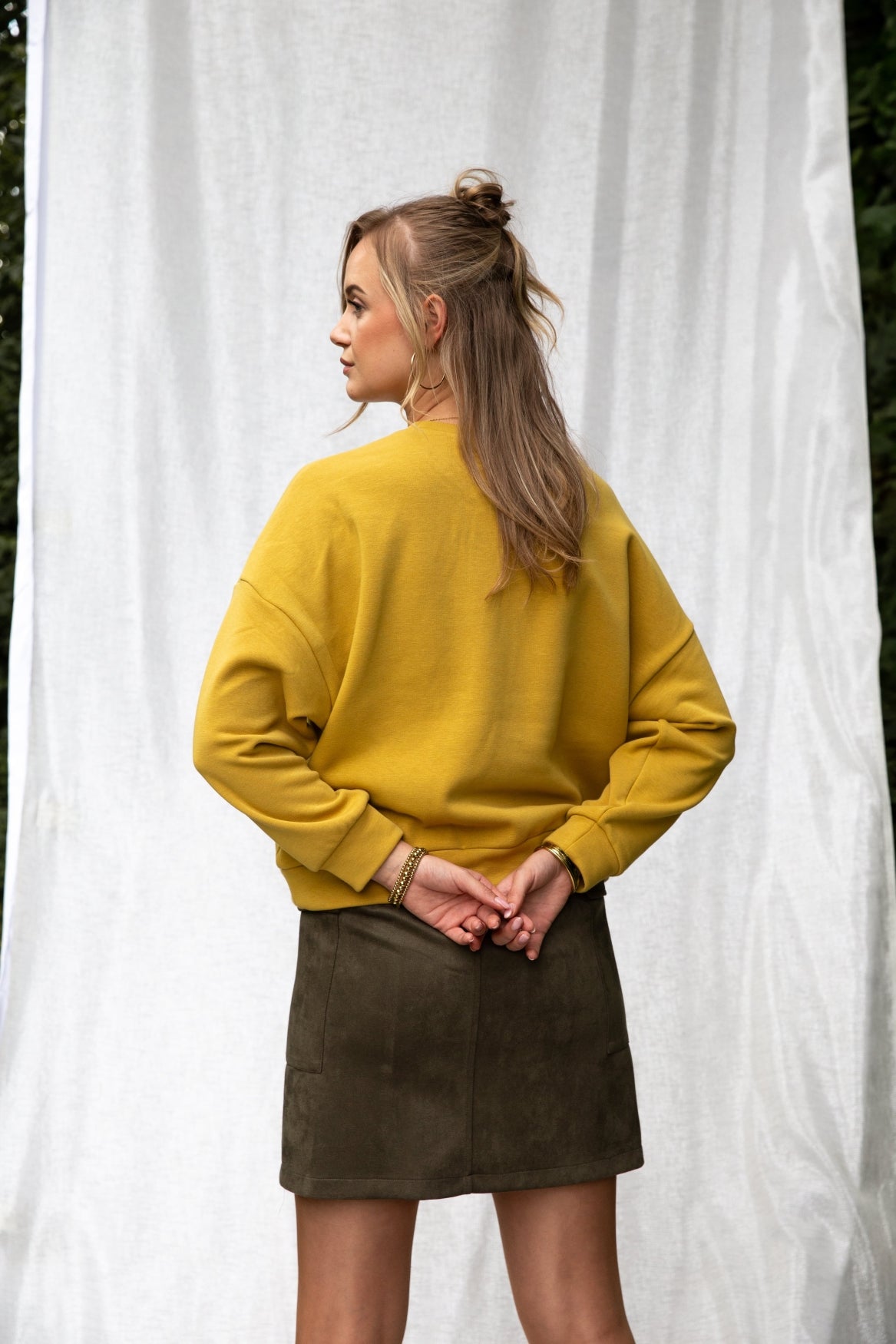 Stien Brushed Fleece | Lime