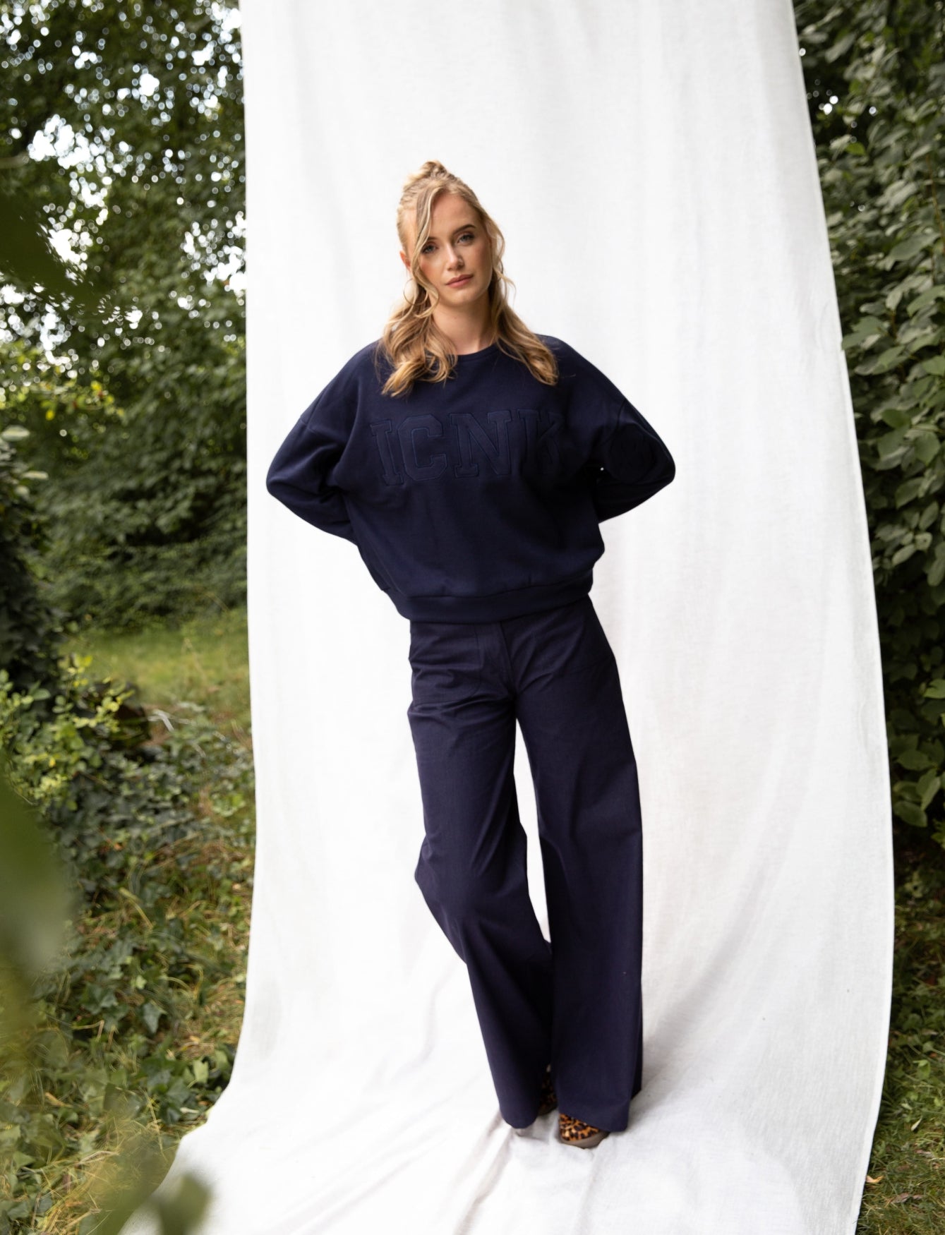 Stien Brushed Fleece | Navy