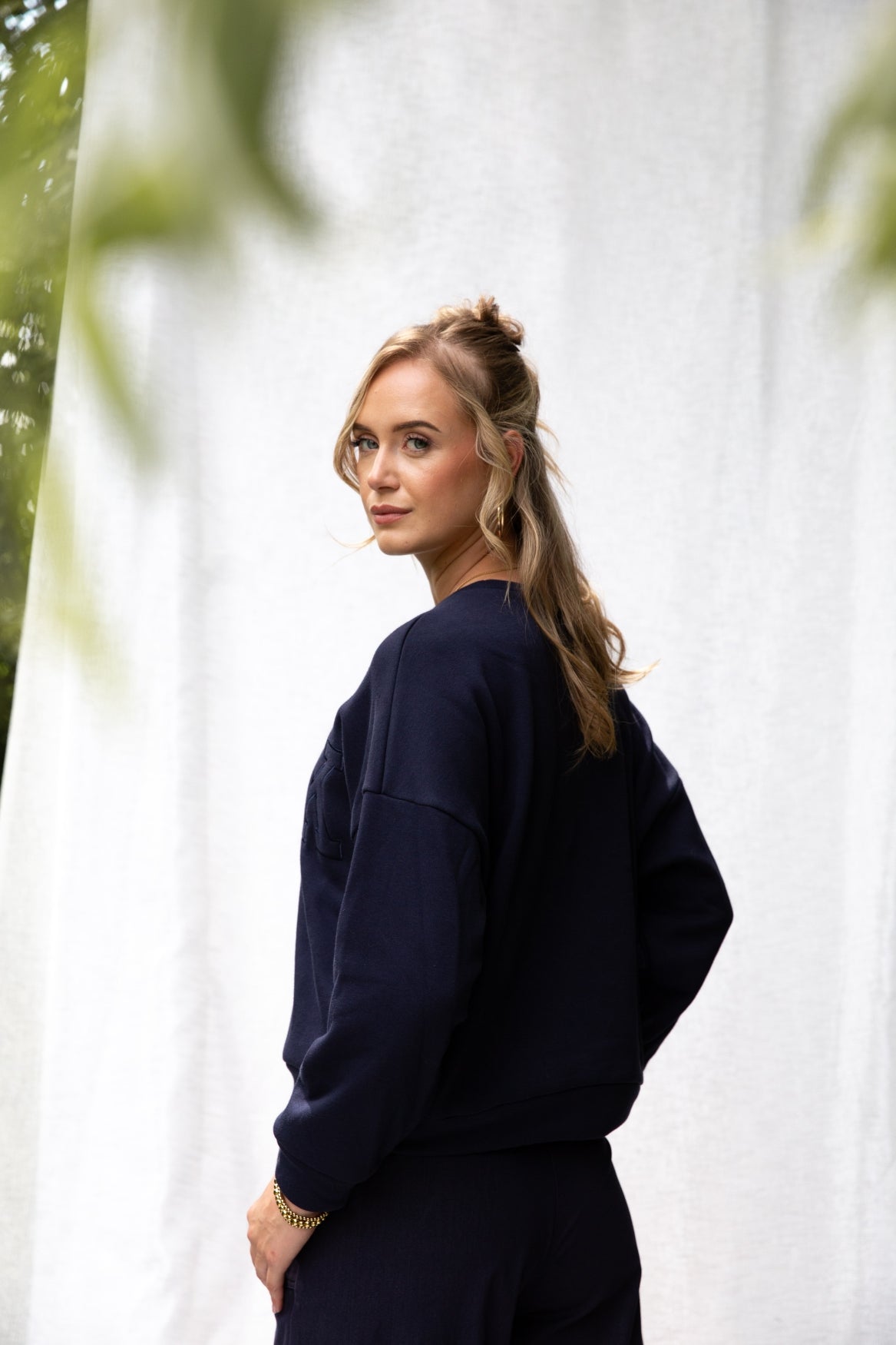 Stien Brushed Fleece | Navy