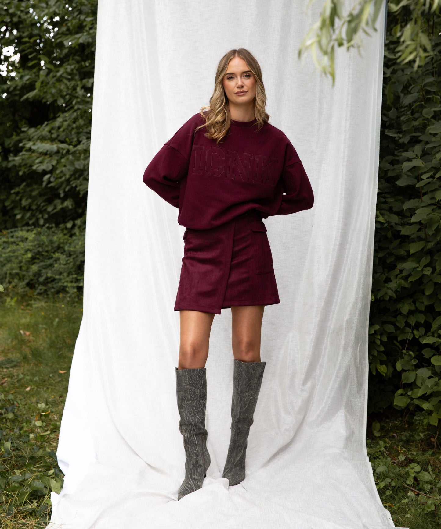 Stien Brushed Fleece | Bordeaux