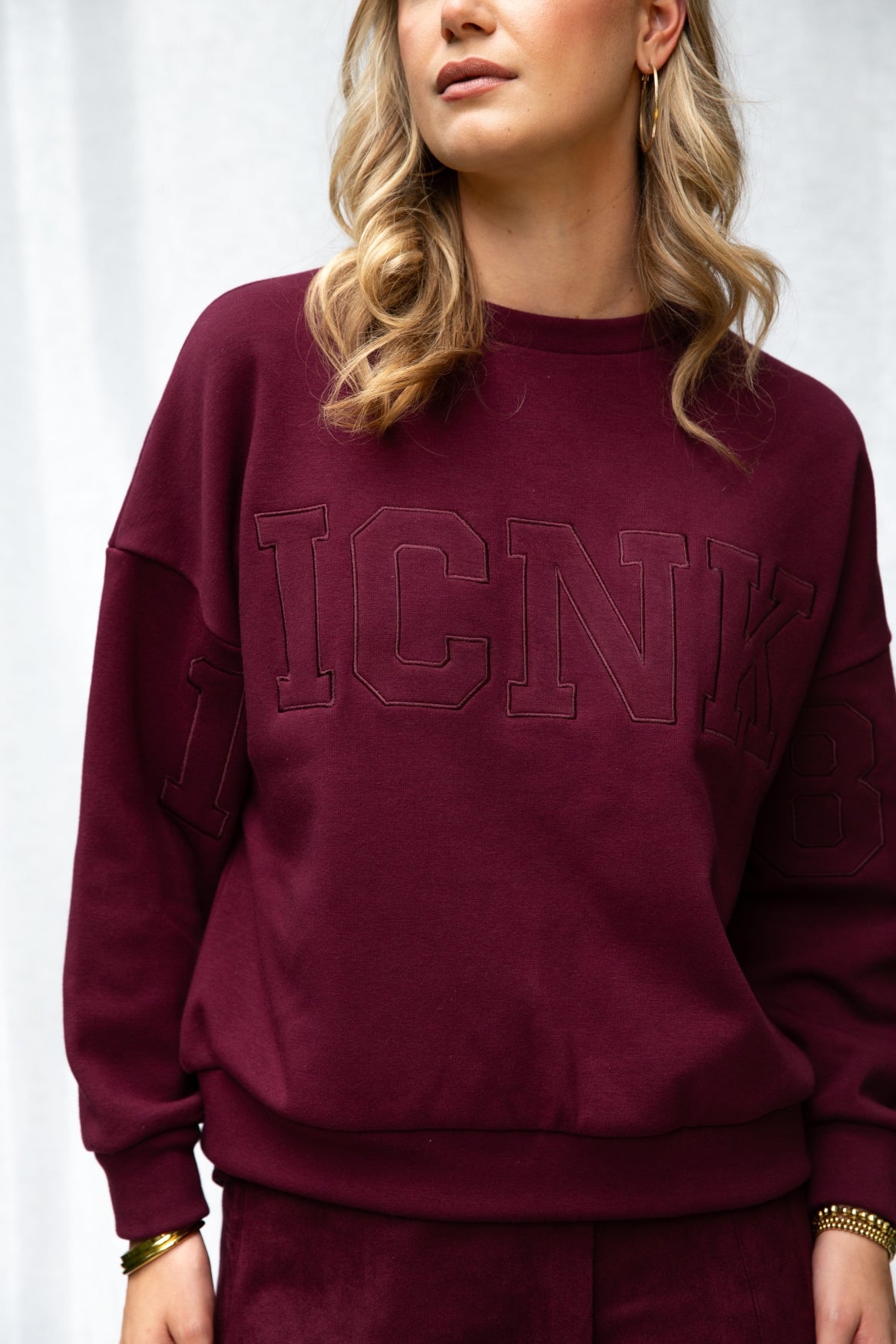 Stien Brushed Fleece | Bordeaux
