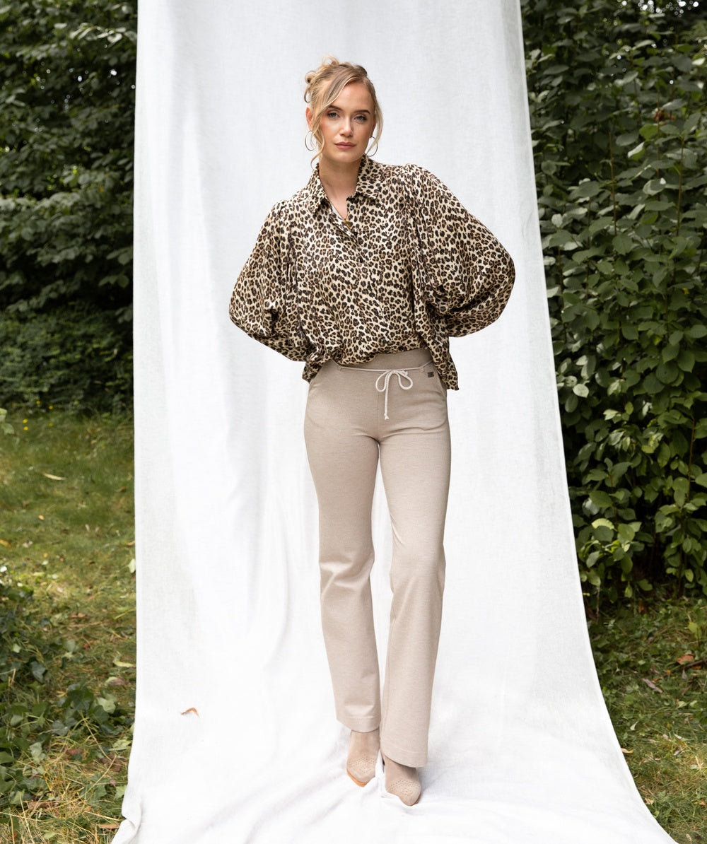 Peggy Animal | Beige Melange