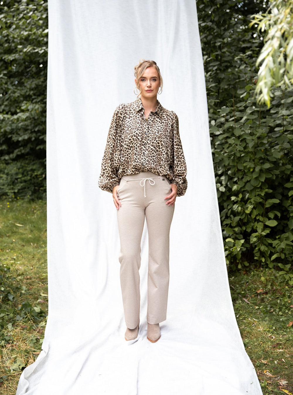 Peggy Animal | Beige Melange