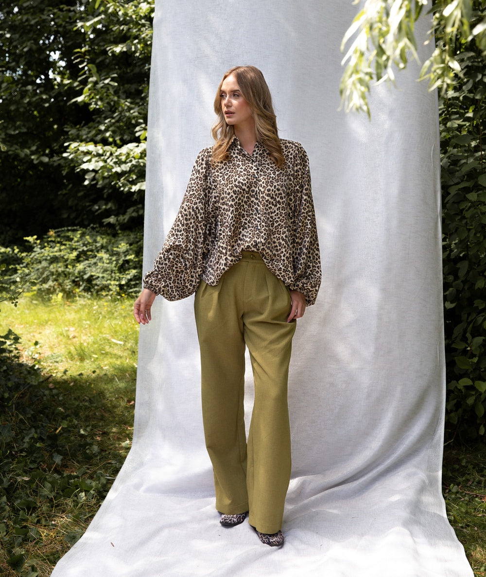 Peggy Animal | Beige Melange