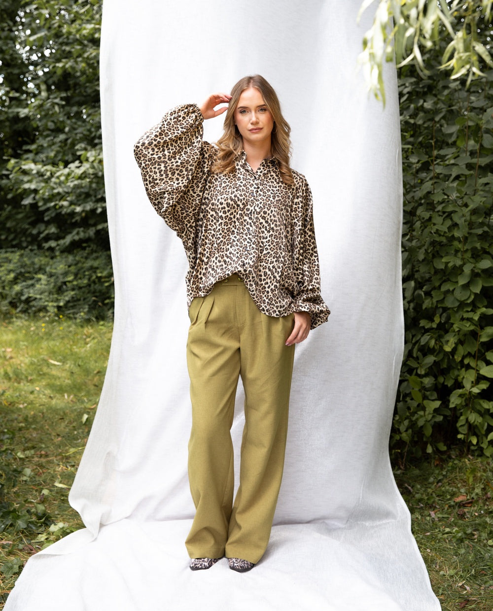 Peggy Animal | Beige Melange