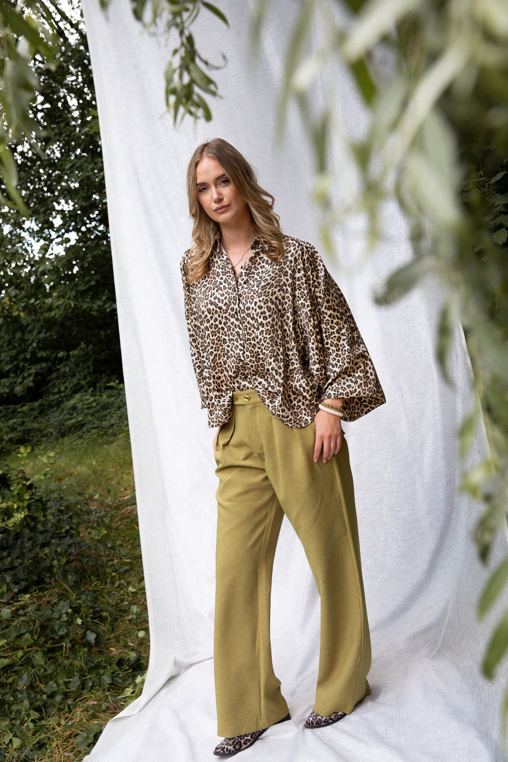 Peggy Animal | Beige Melange