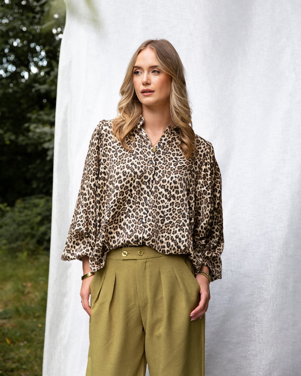 Peggy Animal | Beige Melange