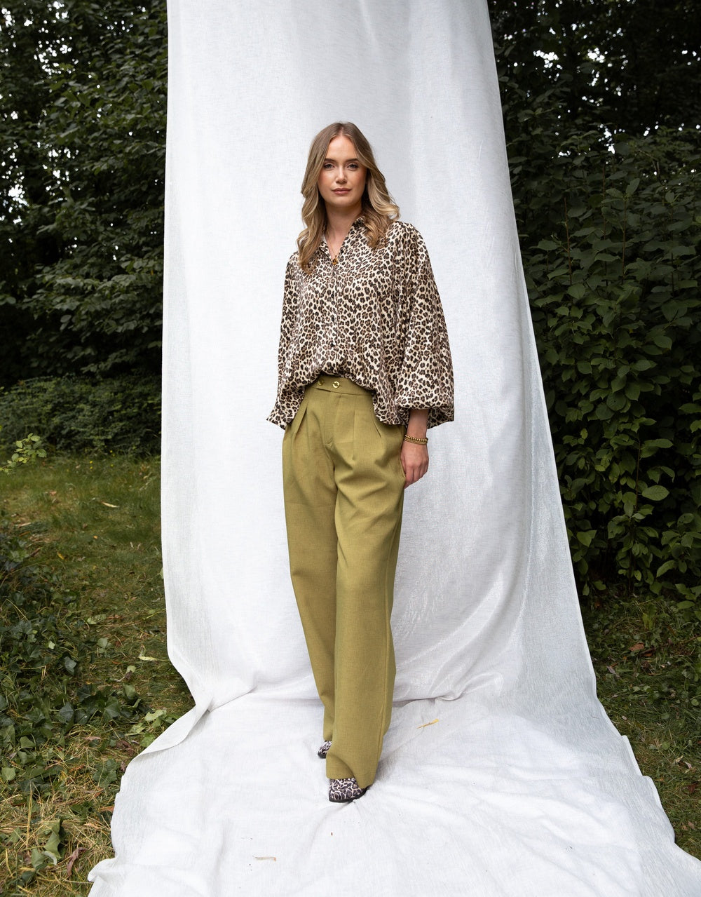 Peggy Animal | Beige Melange