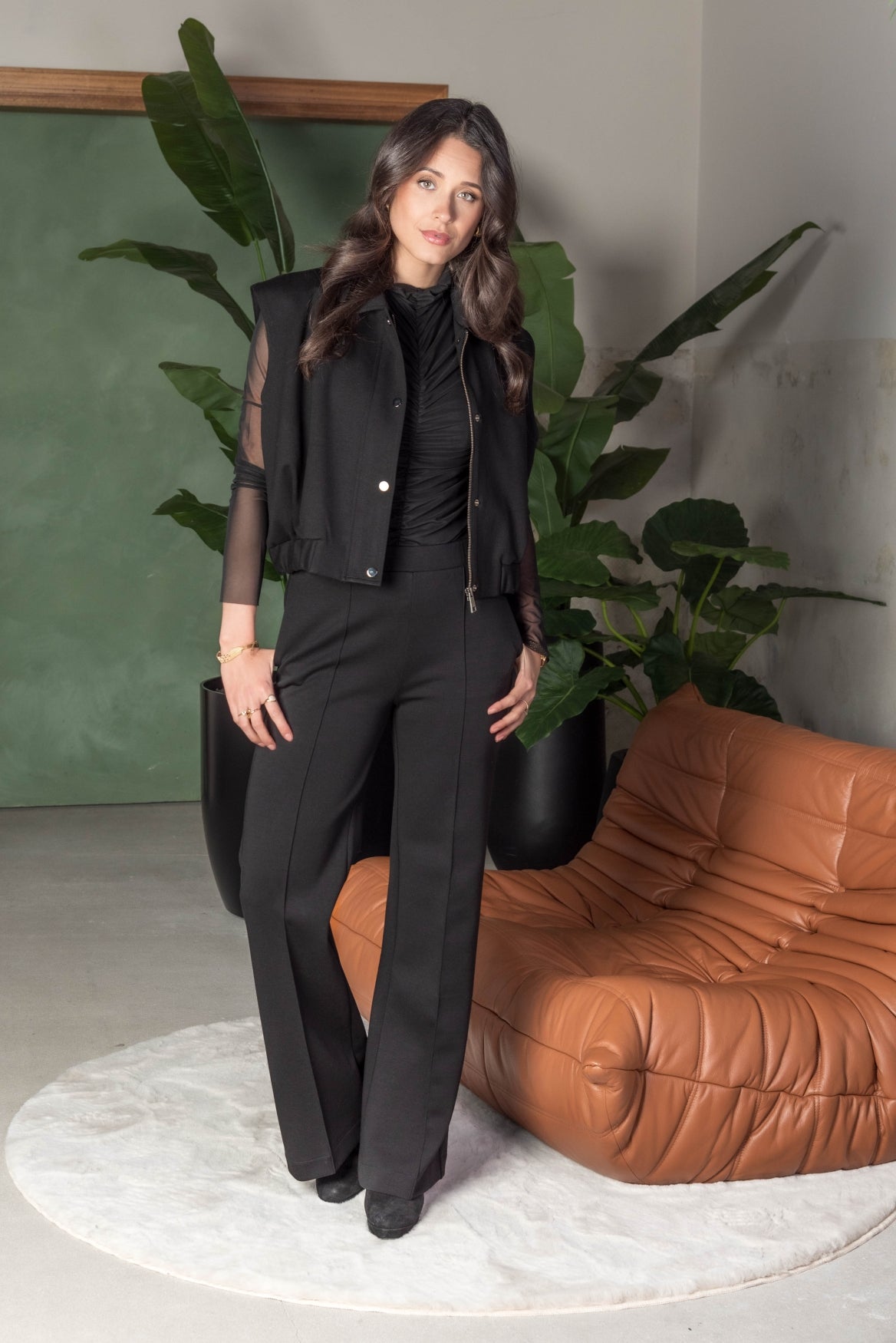 Sanae LS Mesh | Black
