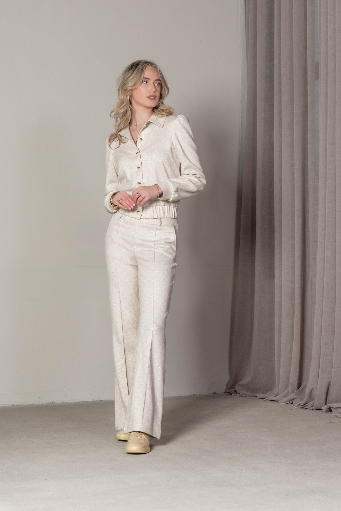 India Herringbone | Beige
