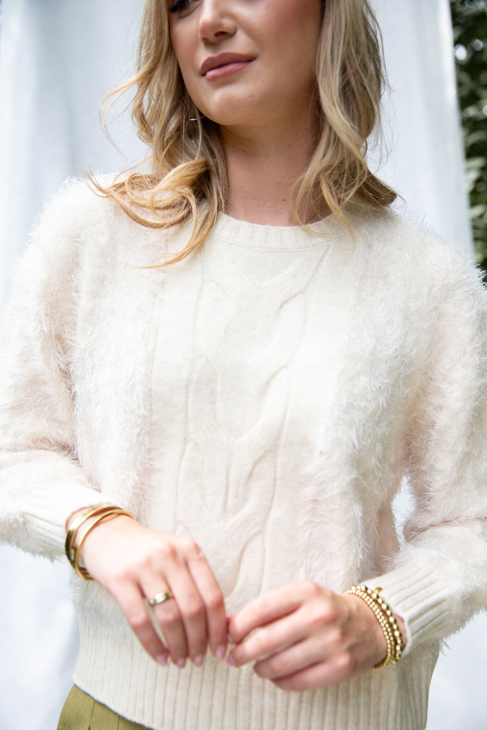 Hairy Feather Cable | Off White