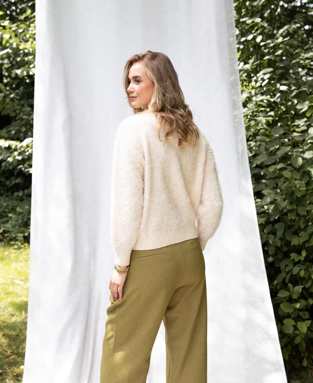 Mosaic Melange woven | Lime