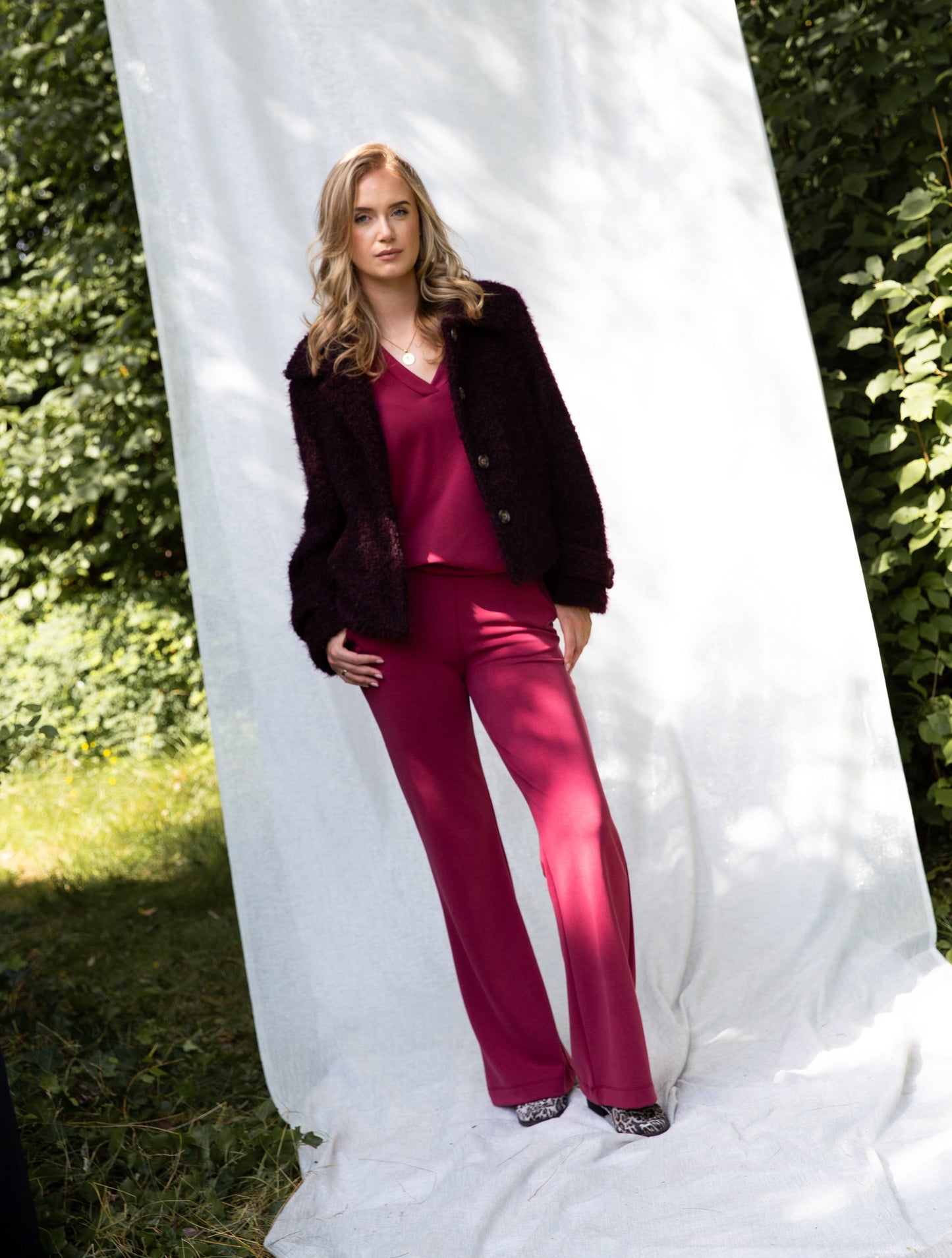 Senna Fancy Teddy | Bordeaux