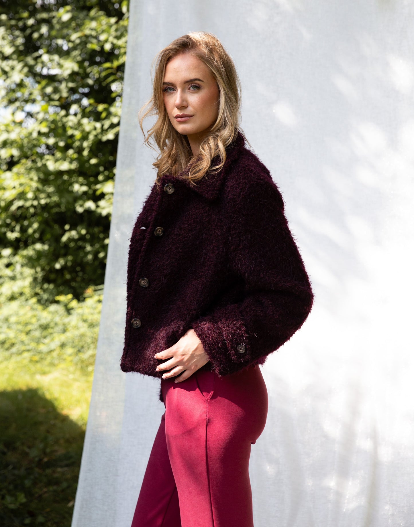 Senna Fancy Teddy | Bordeaux