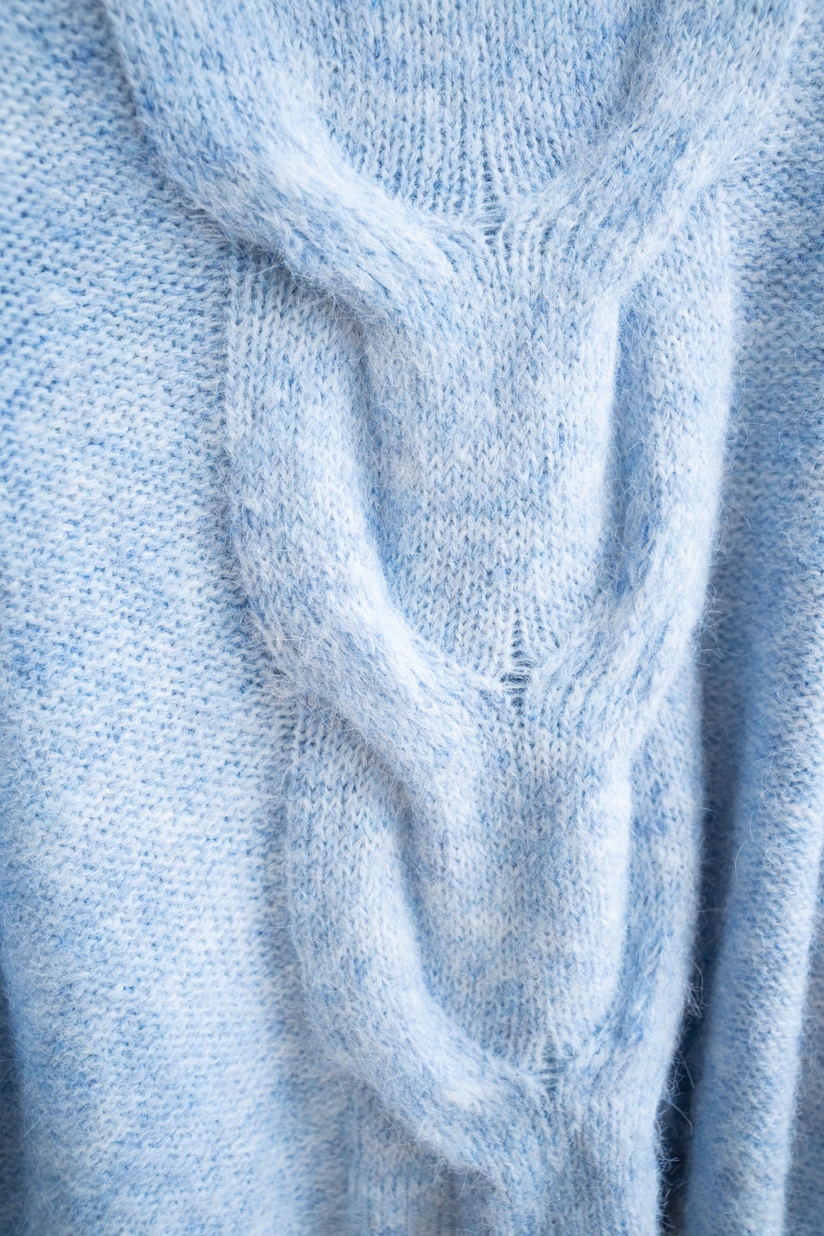 Trui Nadia Loose Knit Cable | Jeans Blue