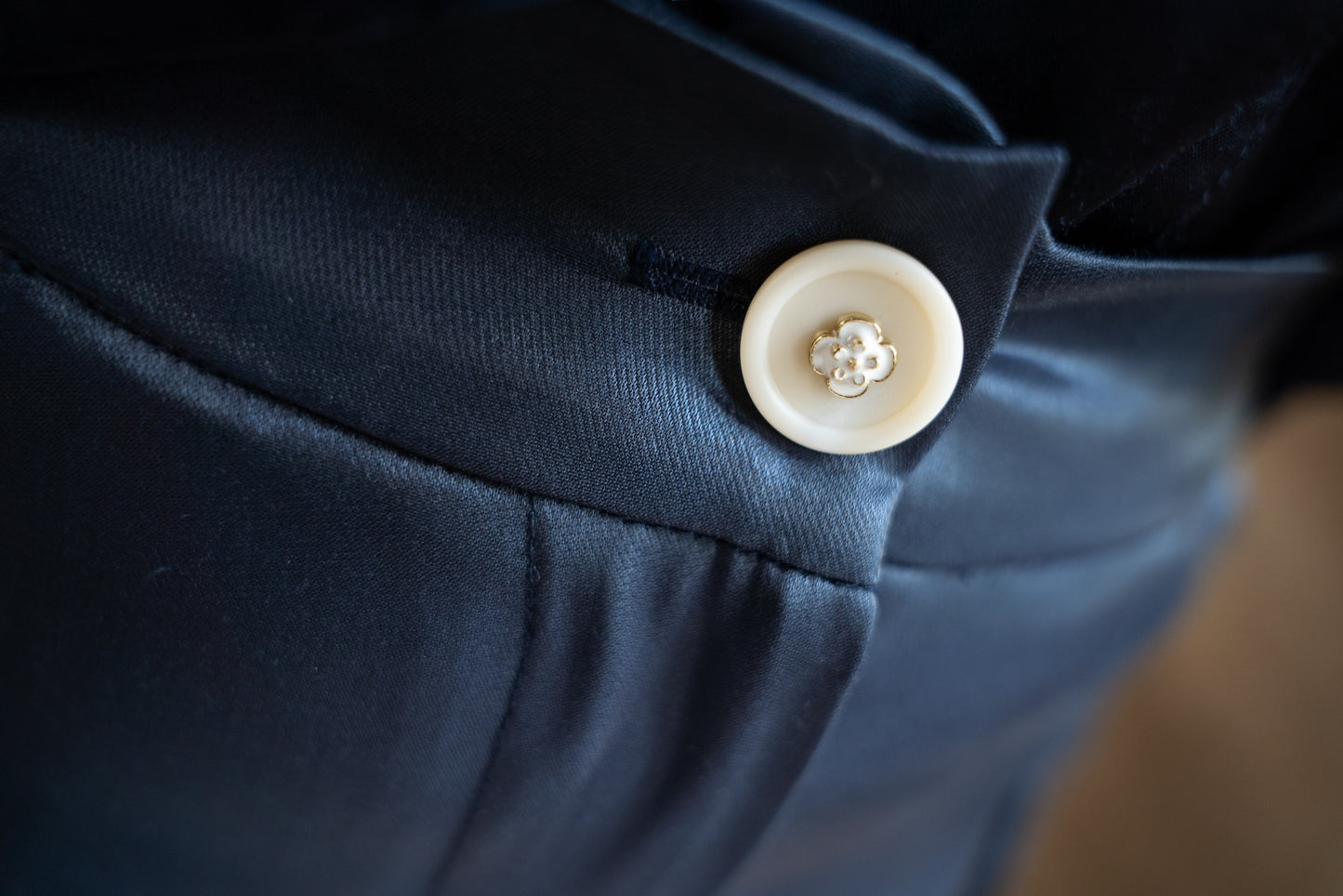 Pantalon Timmy Shiny Satin | Navy