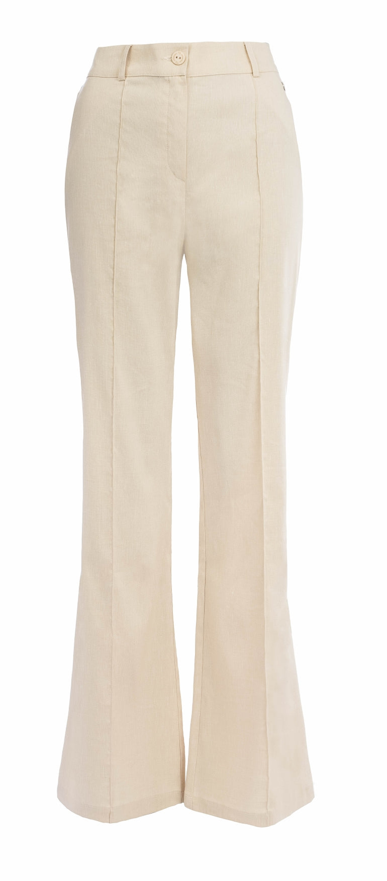 Broek Alex Linnen | Beige