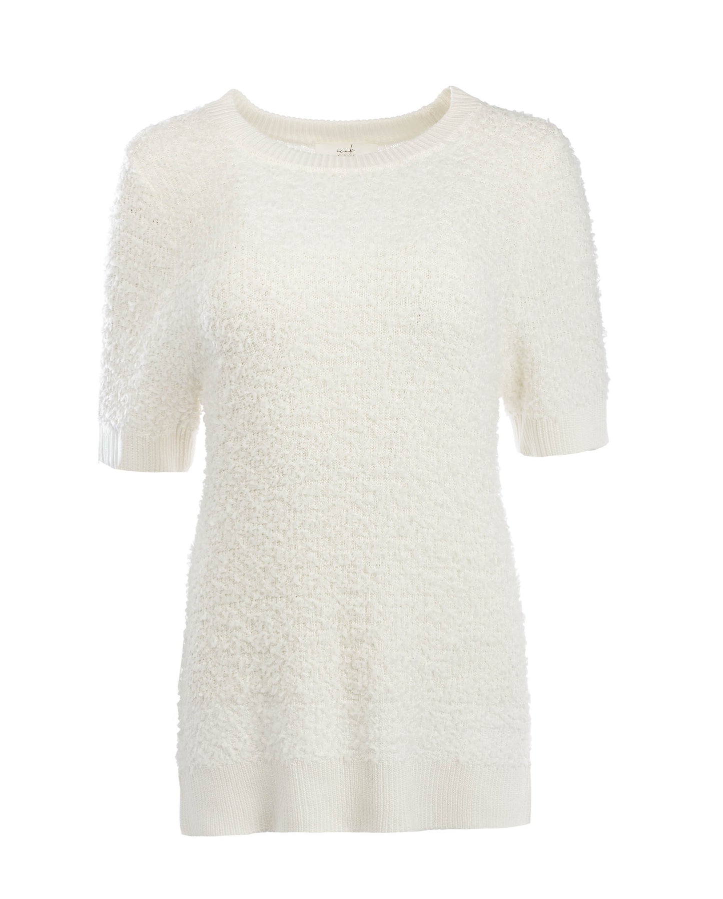 Top Jesse Knitted Fancy Hair | White