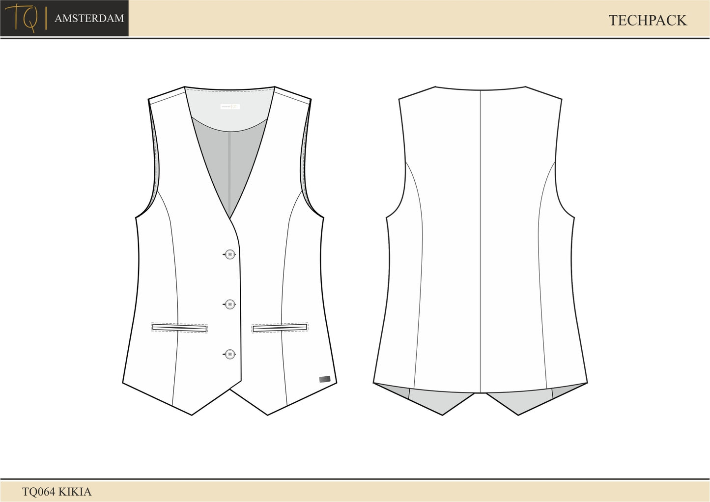 Kikia | Pinstripe marine