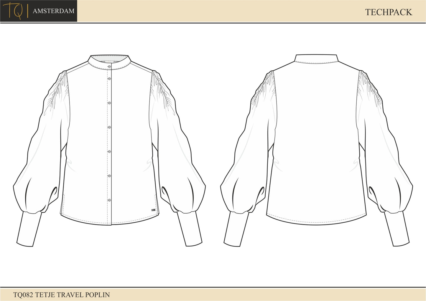 Tetje Travel Poplin | White