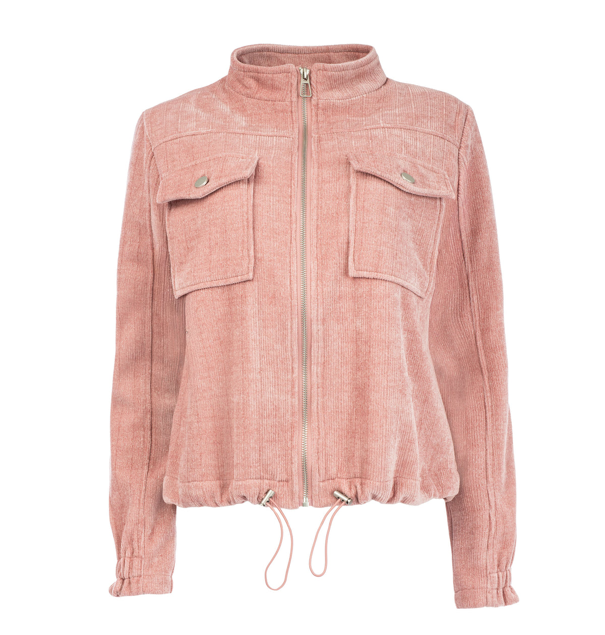 Ruan-B LS-RMJ Chenille Lurex Rib | Nostalgia Rose