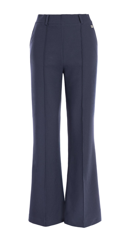 Broek Alex Textured Travel | Navy B