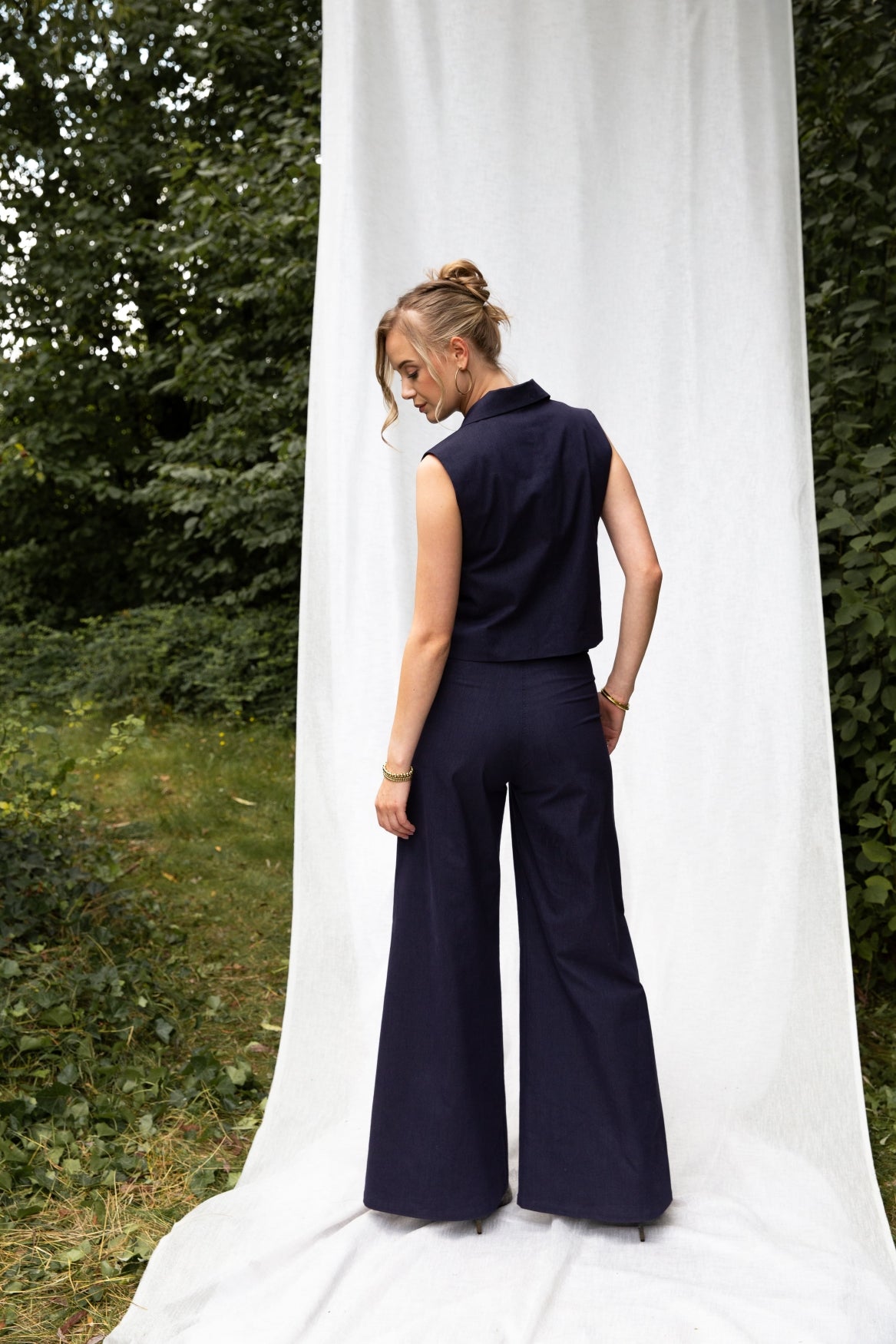 Candy Feminine Denim | Navy