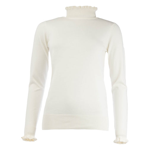Ruffle LS-RMB Brei | Ecru