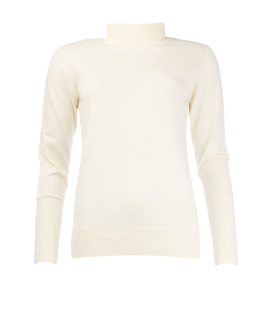 Trui Belna-LS-RMB Brei | Ecru