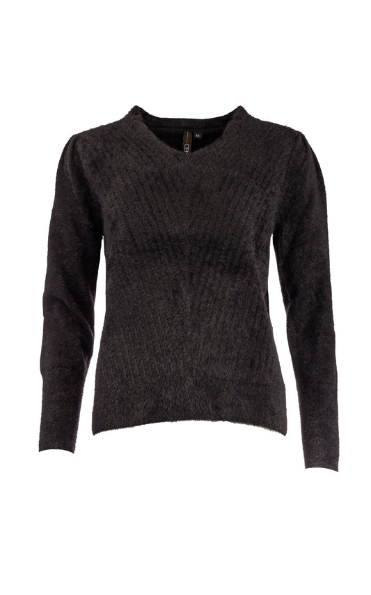 Belins LS-RMJ Furry Knit | Black