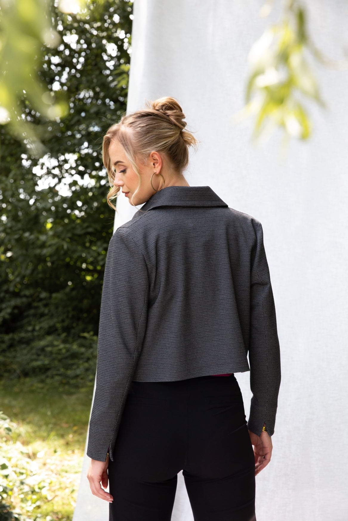 FleurK Stripy | Grey-Black